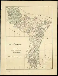 The Political Map of Alsace-Lorraine