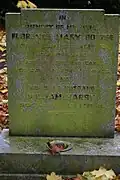 The grave of Florence Mary Potter and her husband William Harry in Elton churchyard
