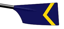 Image showing the rowing club's blade colours
