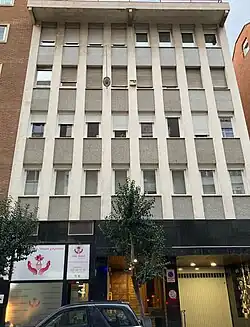 Building hosting the embassy in Madrid