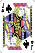 Jack of clubs