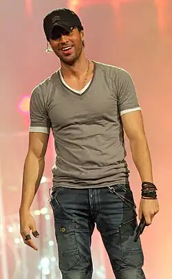 Enrique Iglesias Spaniard Spanish and Latin pop music singer