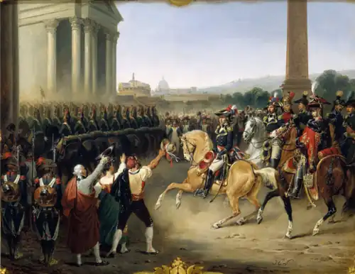 Entry of the French army into Rome on 15 February 1798 (Palace of Versailles)