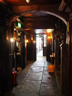 Entrance hall of the pub