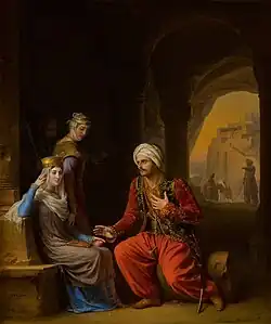 Meeting Between Eleanor of Guyenne with the Sultan of Iconia by Jean Antoine Laurent