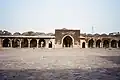 View of East gate entry from inside the courtyard of Begumpur Masjid