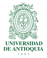 Green shield that says University of Antioquia