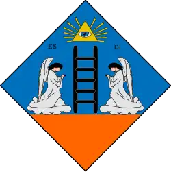 The coat of arms of Scala Dei