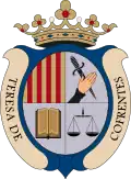 Coat of arms of Teresa de Cofrentes