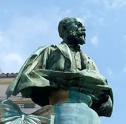Bust of Eugène Fromentin the French painter and writer.