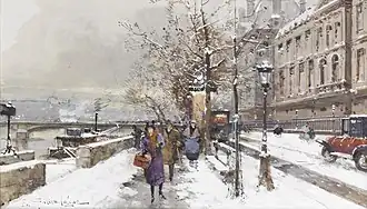 Eugène Galien-Laloue, Quai d'Orsay, Paris, 1920s