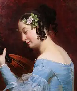 Woman with mandolin, n.d., private collection.