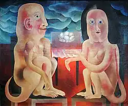 Monkey Alki, 1966, oil, 110x131 cm
