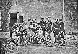 Carlist artillery, 1870s
