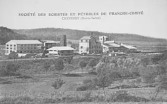 Shale mining at Creveney, Haute-Saône, in the 1930s.
