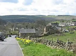 Eyam featuring the museum