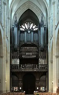 Grand organ of Sainte-Clotilde, made by Aristide Cavaillé-Coll (1859)