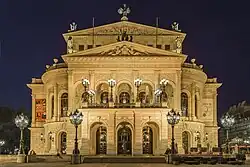 Alte Oper at night