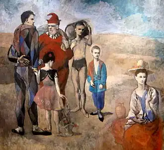 Pablo Picasso, Family of Saltimbanques, 1905, National Gallery of Art, Washington, DC.