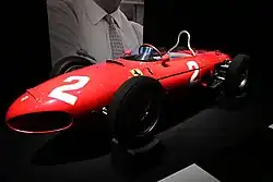Phil Hill's 1961 Ferrari 156 at the Formula 1 Exhibition in London