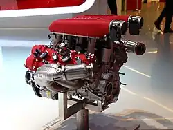 The Tipo F136 FB engine from a 458