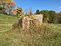 Another view of the same large boulder (October 2020)