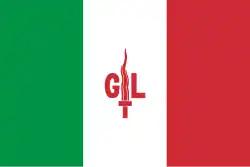 Flag of the Colonna Italiana (1936–1945)