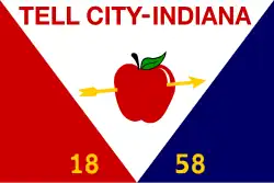 Flag of Tell City, Indiana