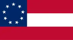 Flag with 9 stars, (May 18 – July 2, 1861)