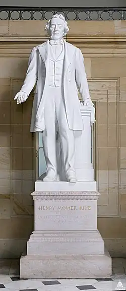 Statue of Henry Mower Rice, National Statuary Hall Collection