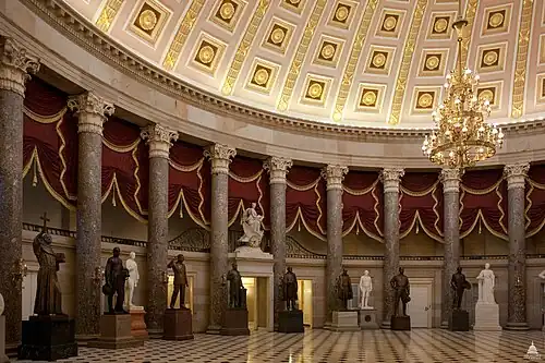 Color image of National Statuary Hall at the U.S. Capitol in 2011