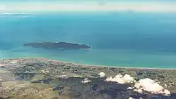 Aerial view of Kapiti Island