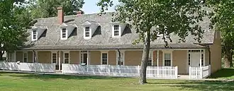 Officers' Quarters at Fort Sisseton State Historical Park.