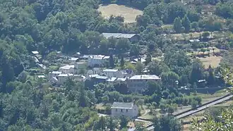 An overview of Saint-Martin-de-Lansuscle from the Col de Malhaussette