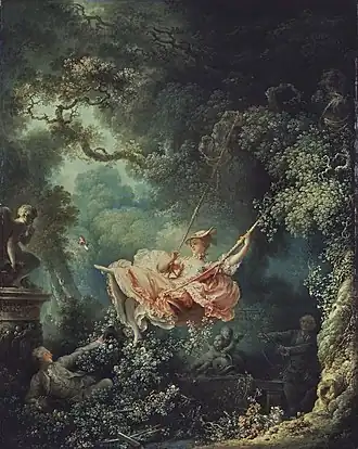 The Swing by Jean-Honoré Fragonard, 1767
