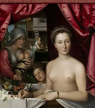 Lady in her Bath by François Clouet (c. 1570) (National Gallery, Washington).