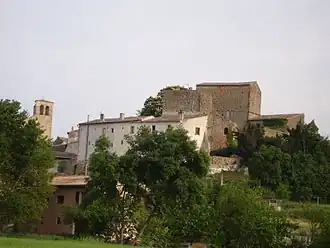 The chateau in Pieusse