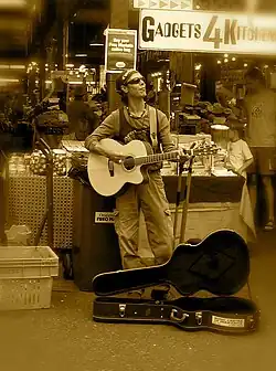Fremantle Markets are a popular site for buskers