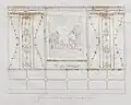 Frescoed wall from the Casa del Granduca di Toscana in Pompeii