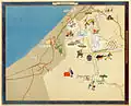 Beeri, From Israel in 14 Pictorial Maps, Kerem Hayesod, 1953