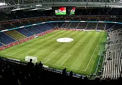 Friends Arena (in Solna, Sweden) from inside.