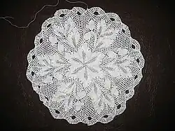 Eichelwald doily designed by Herbert Niebling