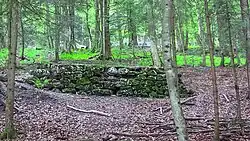 Remains of the "Kampfhäusl" in 2019