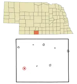 Location of Wilsonville, Nebraska
