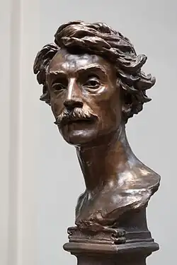 Jean-Baptiste Carpeaux, Bust of Jean-Léon Gérôme, after 1871, Ny Carlsberg Glyptotek, Copenhagen