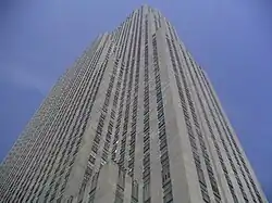 Setbacks on 30 Rockefeller Plaza, as specified by the 1916 Zoning Resolution