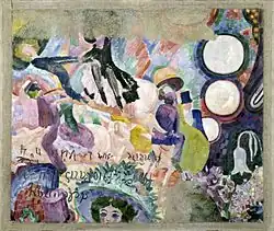 Robert Delaunay, 1906, Carousel of Pigs (Manège de cochons), oil on canvas, 113.7 × 130.8 cm, Solomon R. Guggenheim Museum