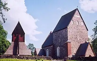 Gamla Uppsala Church from the west