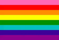 Rainbow pride flag