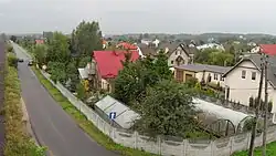 A concentration of houses